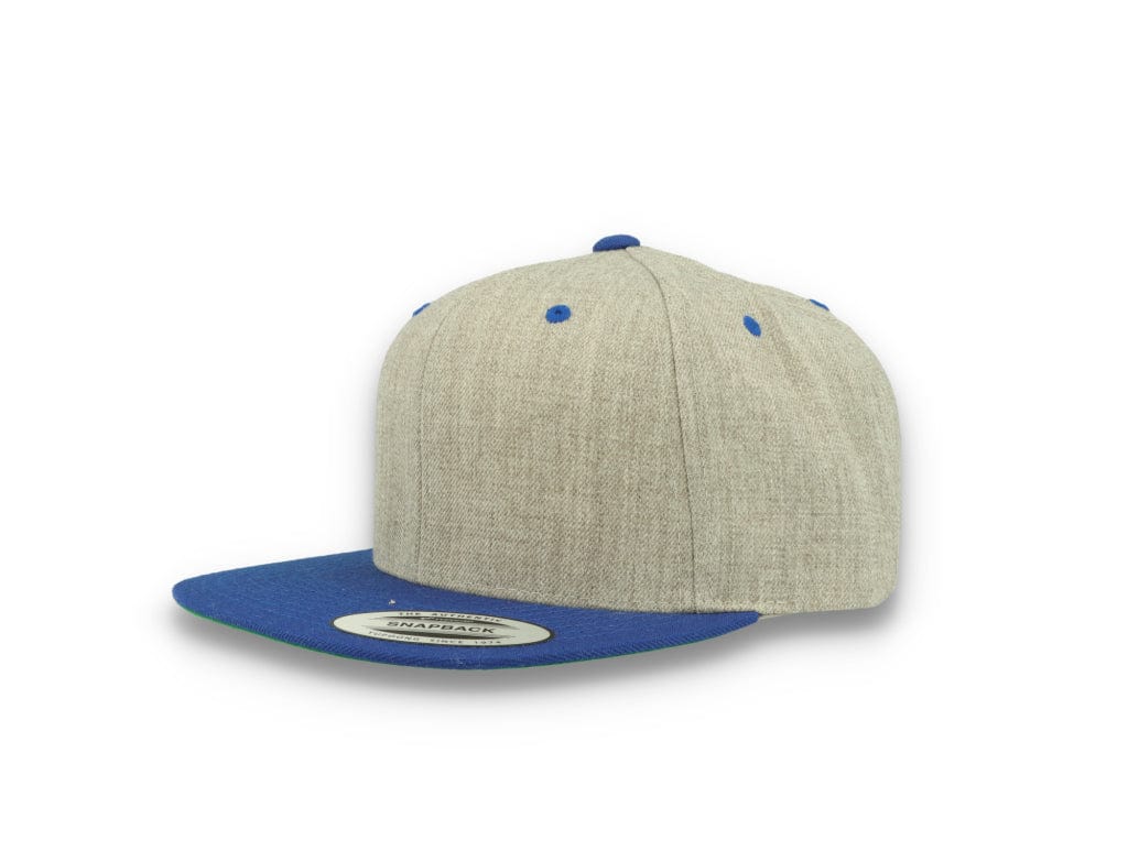 Yupoong Classic Snapback 6089MT Heather Grey/Royal - LOKK
