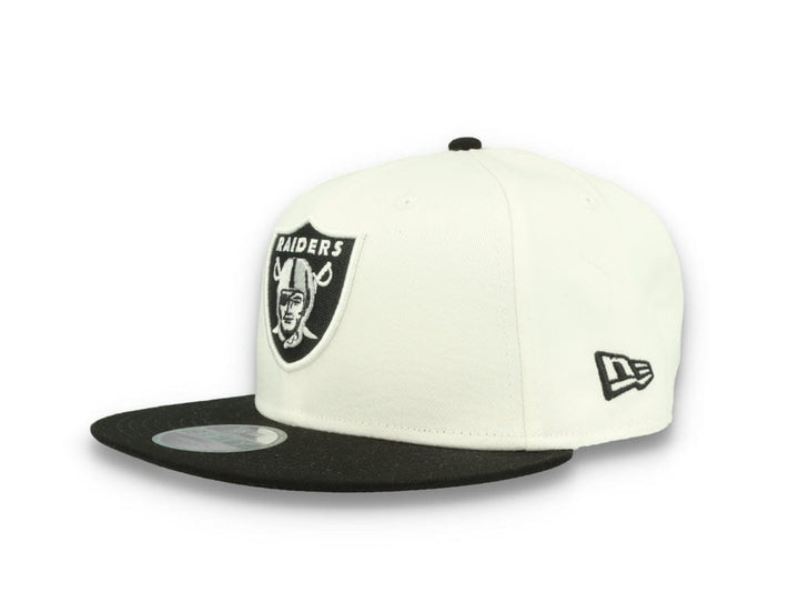 9FIFTY White Crown Patches Las Vegas Raiders Optic White - LOKK