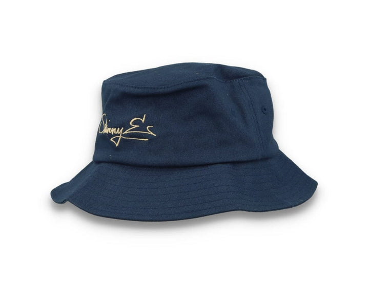 Skinny E Bucket Hat Navy/Stone - LOKK