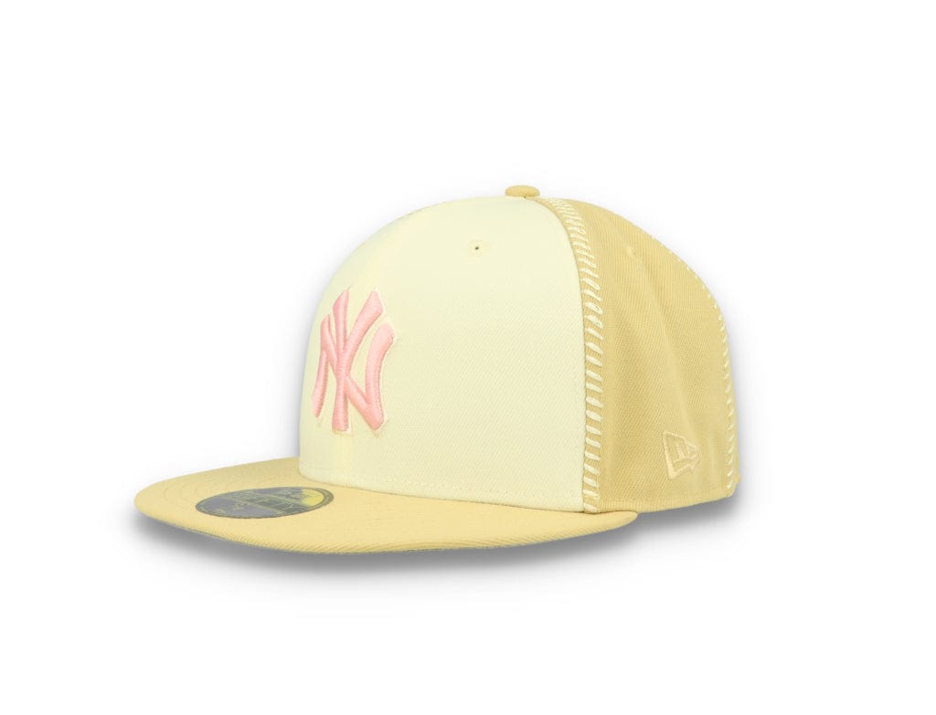 59FIFTY NY Yankees Seam Stitch Chalk White - LOKK