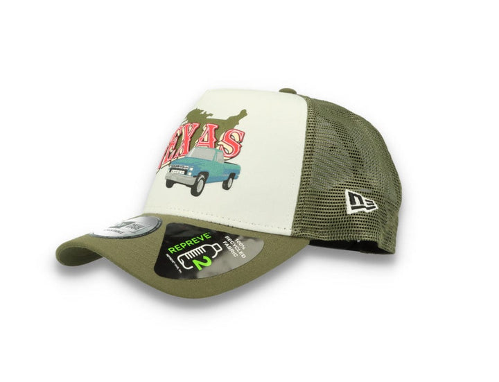 Trucker Cap Us State Wordmark Trucker New  New Olive - LOKK