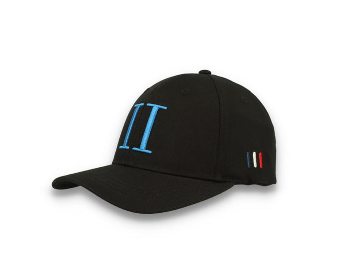Encore Organic Baseball Cap Black/Washed Denim Blue - LOKK