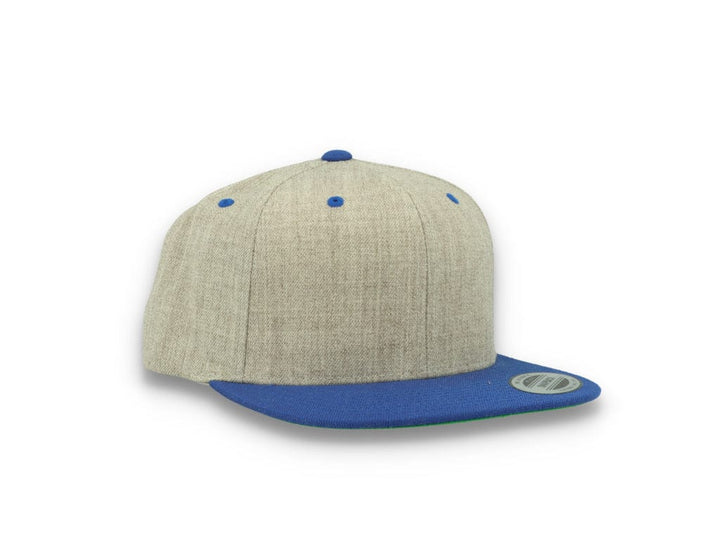 Yupoong Classic Snapback 6089MT Heather Grey/Royal - LOKK