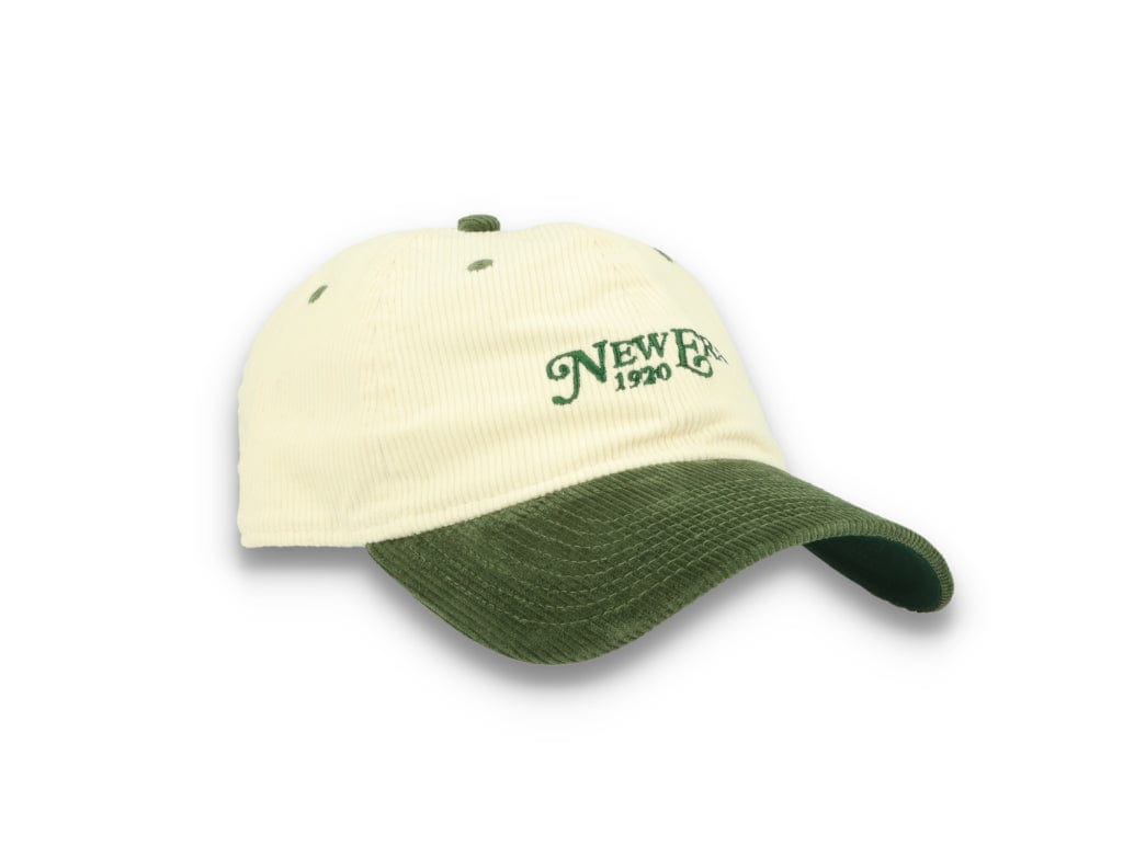 9TWENTY Ne Contrast Cord New Era White/Green - LOKK