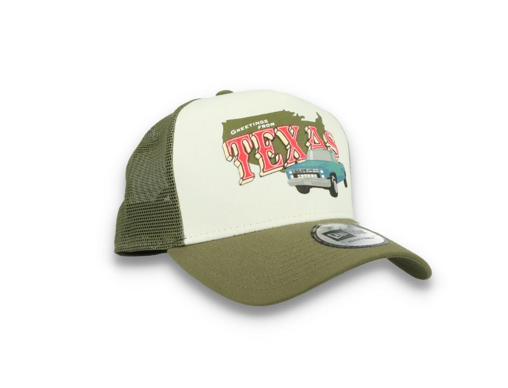 Trucker Cap Us State Wordmark Trucker New  New Olive - LOKK