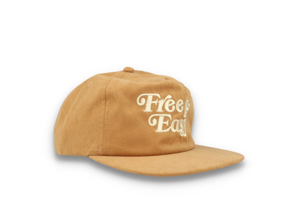 Free & Easy Peach Fuzz Snapback Cap Tan - LOKK