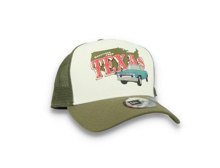 Trucker Cap Us State Wordmark Trucker New  New Olive - LOKK
