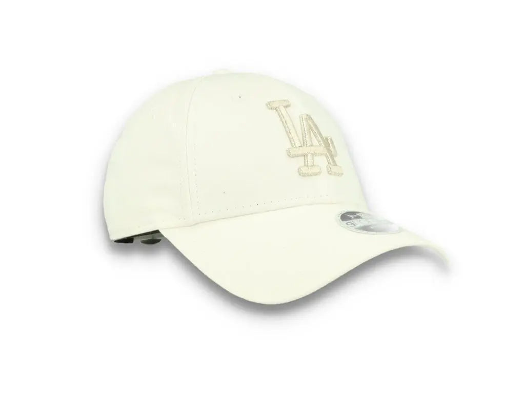 9FORTY Womens Metallic Logo LA Dodgers White - LOKK