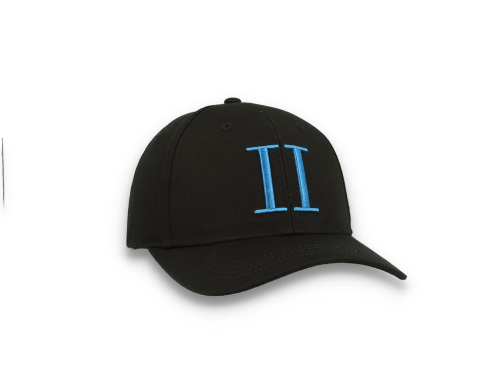 Encore Organic Baseball Cap Black/Washed Denim Blue - LOKK
