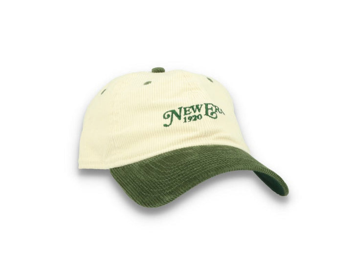 9TWENTY Ne Contrast Cord New Era White/Green - LOKK
