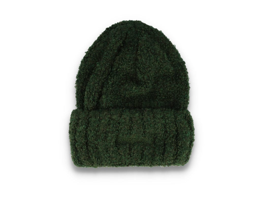 Polar Fluffy Beanie Dark Green - LOKK