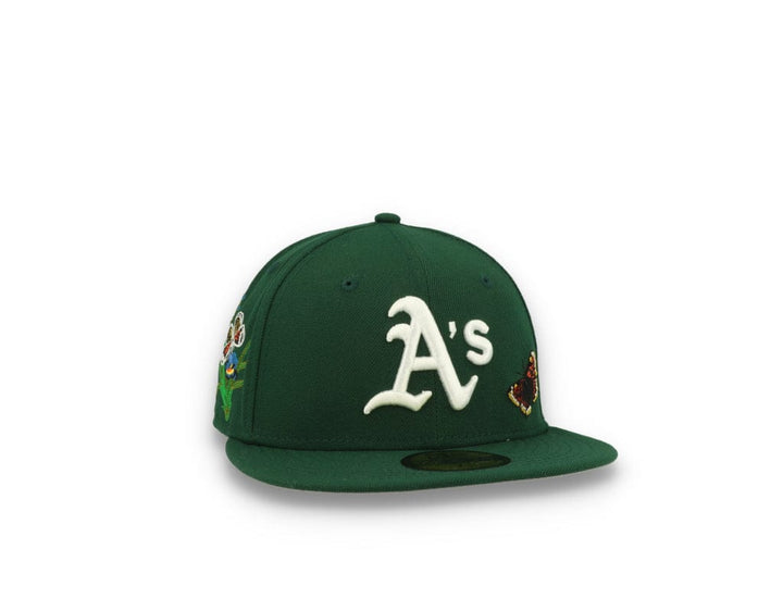 59FIFTY X FELT Oakland Athletics Official Team Color