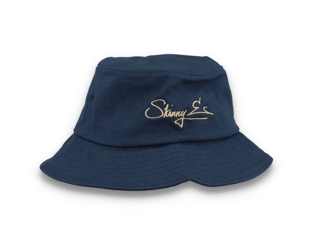 Skinny E Bucket Hat Navy/Stone - LOKK