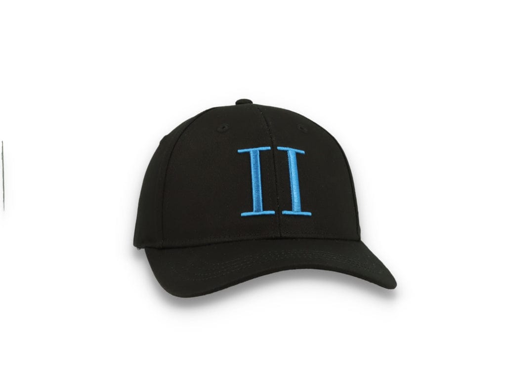 Encore Organic Baseball Cap Black/Washed Denim Blue - LOKK