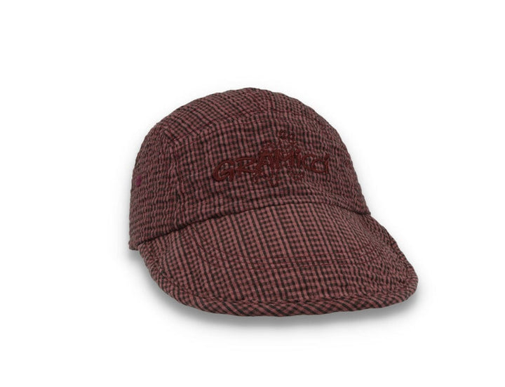 O.G. Seersucker Canyon Cap Dusty Maroon Garment Dyed - LOKK