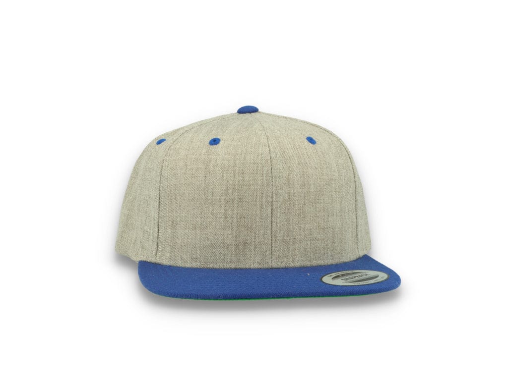 Yupoong Classic Snapback 6089MT Heather Grey/Royal - LOKK