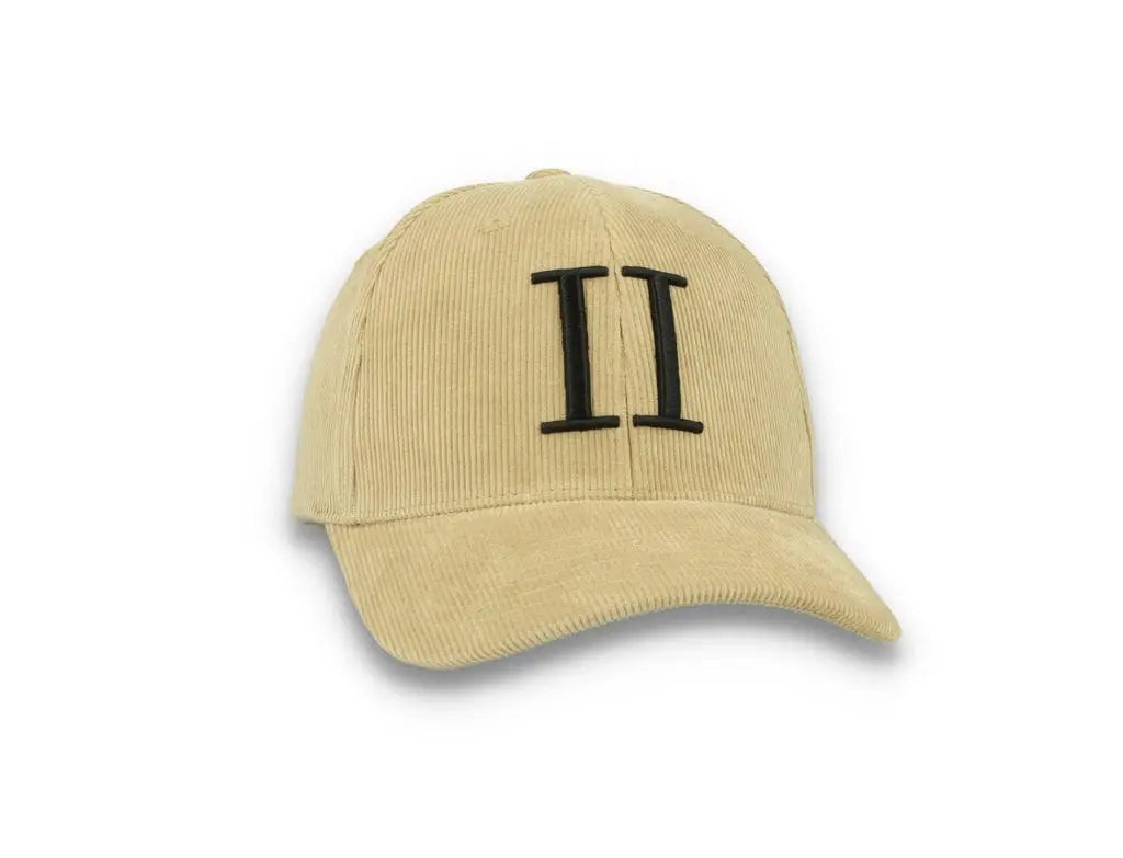 Encore Corduroy Baseball Cap Dark Sand/Black - LOKK