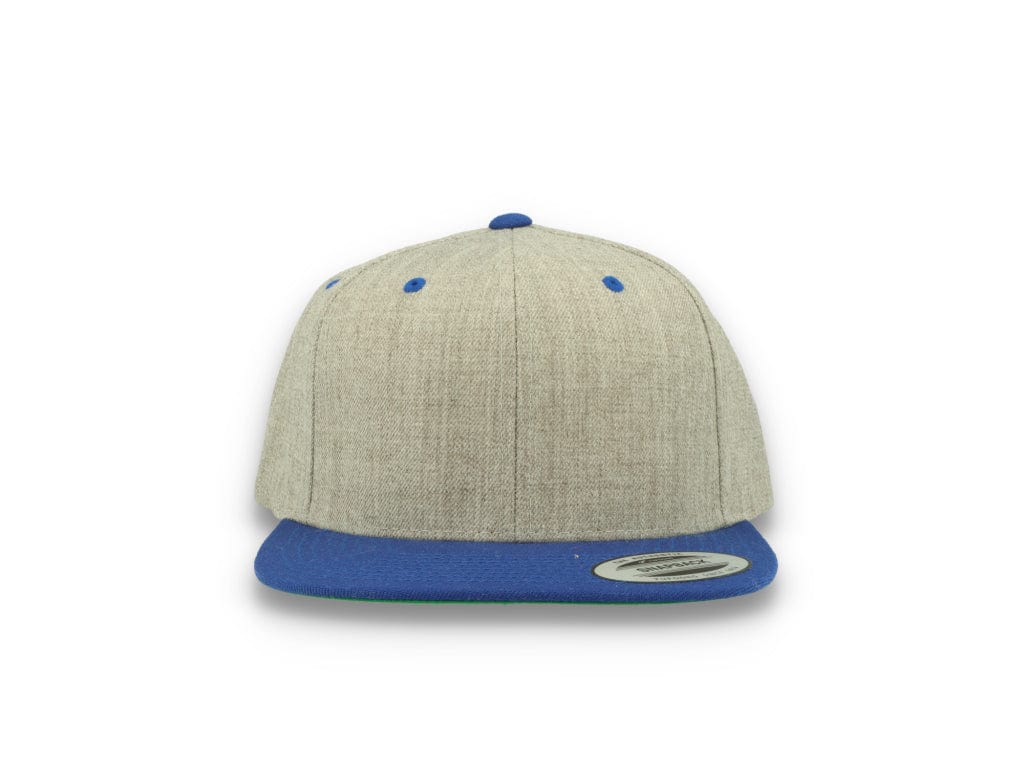 Yupoong Classic Snapback 6089MT Heather Grey/Royal - LOKK