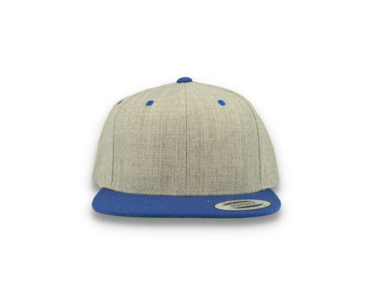 Yupoong Classic Snapback 6089MT Heather Grey/Royal - LOKK