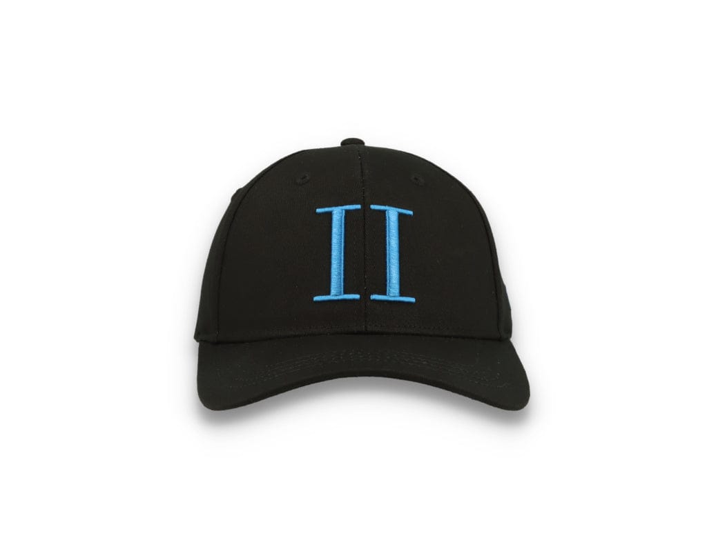 Encore Organic Baseball Cap Black/Washed Denim Blue - LOKK