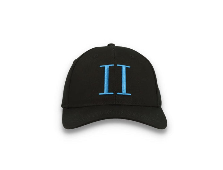 Encore Organic Baseball Cap Black/Washed Denim Blue - LOKK