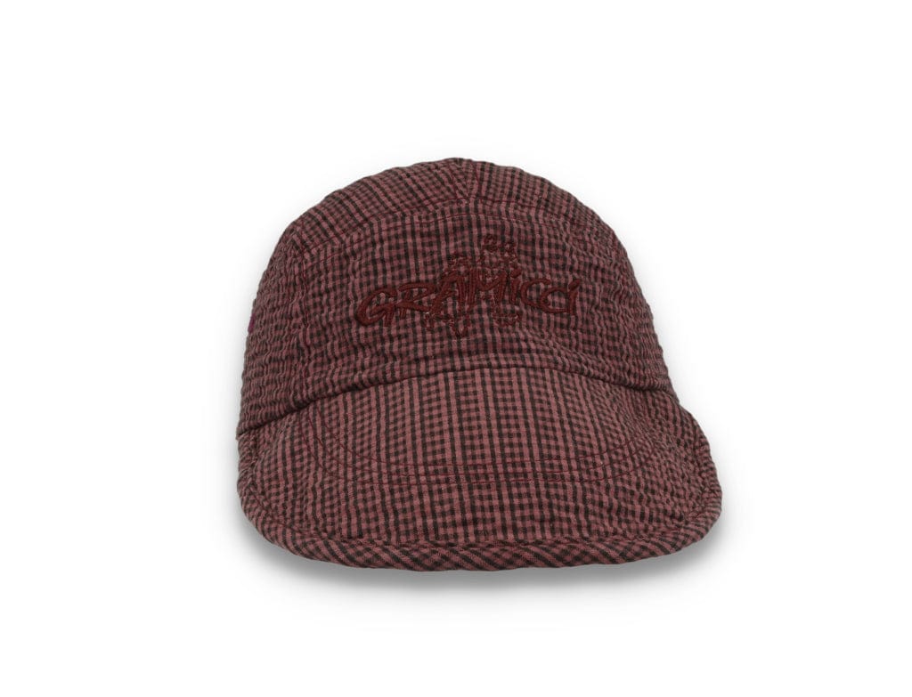 O.G. Seersucker Canyon Cap Dusty Maroon Garment Dyed - LOKK