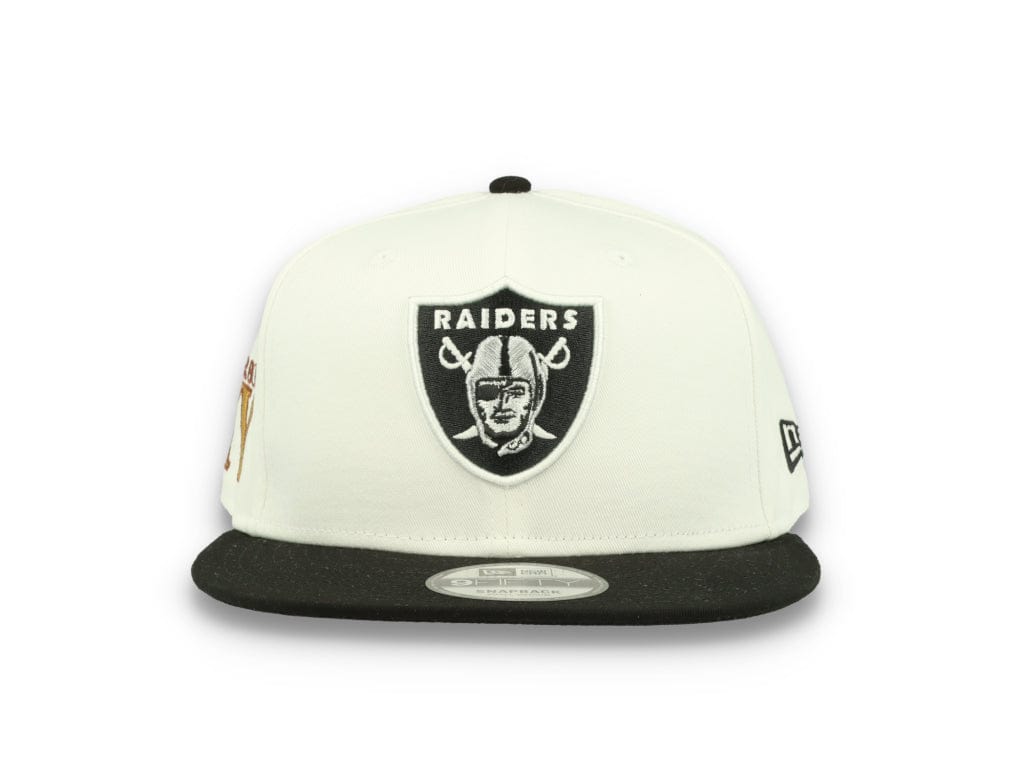 9FIFTY White Crown Patches Las Vegas Raiders Optic White - LOKK
