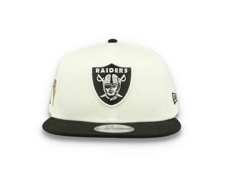 9FIFTY White Crown Patches Las Vegas Raiders Optic White - LOKK