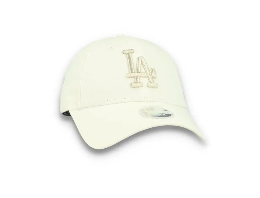 9FORTY Womens Metallic Logo LA Dodgers White - LOKK