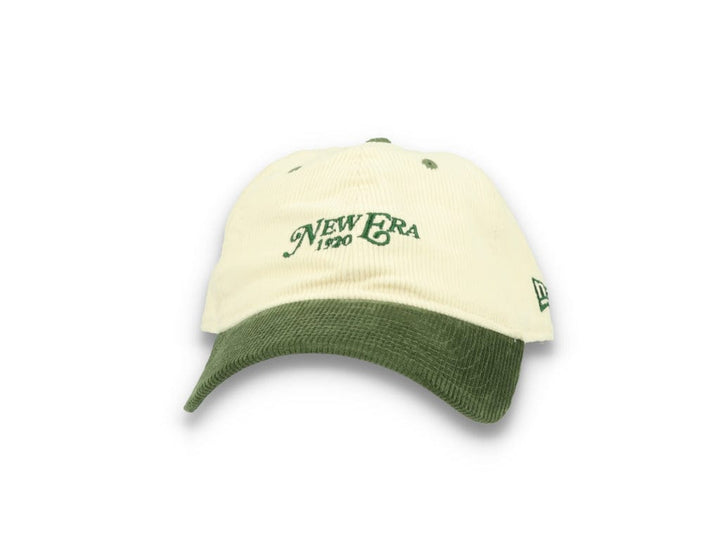 9TWENTY Ne Contrast Cord New Era White/Green - LOKK