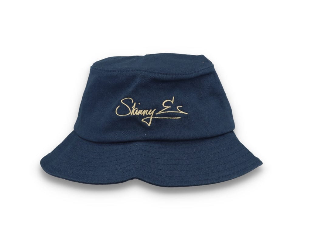 Skinny E Bucket Hat Navy/Stone - LOKK