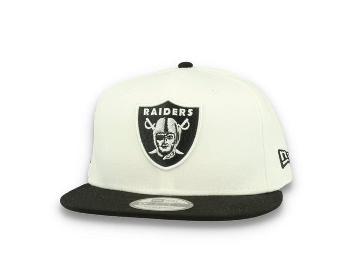 9FIFTY White Crown Patches Las Vegas Raiders Optic White - LOKK