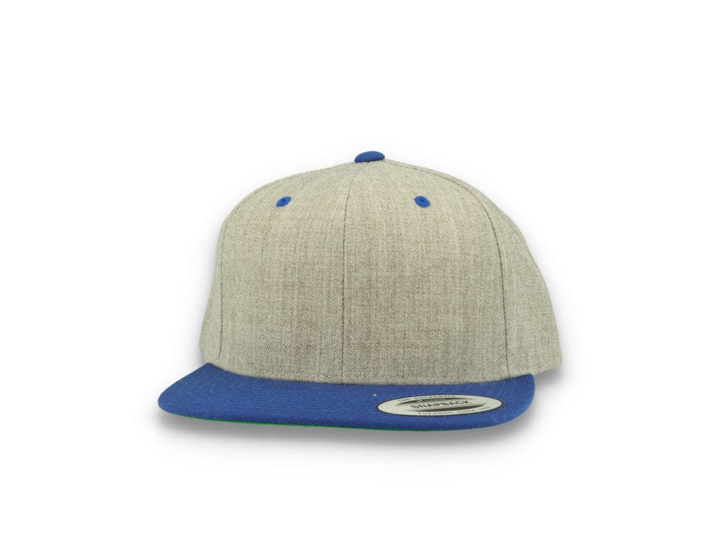 Yupoong Classic Snapback 6089MT Heather Grey/Royal - LOKK