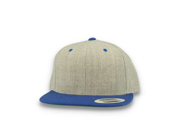 Yupoong Classic Snapback 6089MT Heather Grey/Royal - LOKK