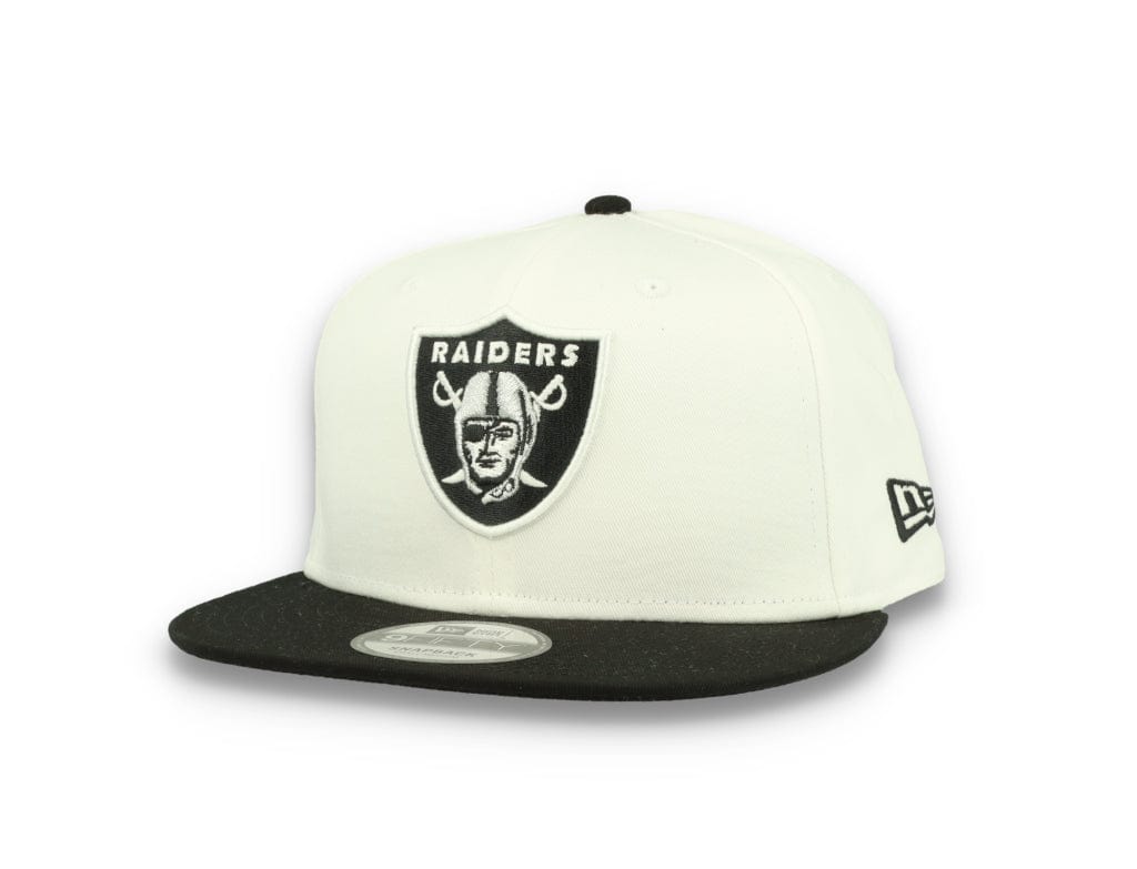 9FIFTY White Crown Patches Las Vegas Raiders Optic White - LOKK