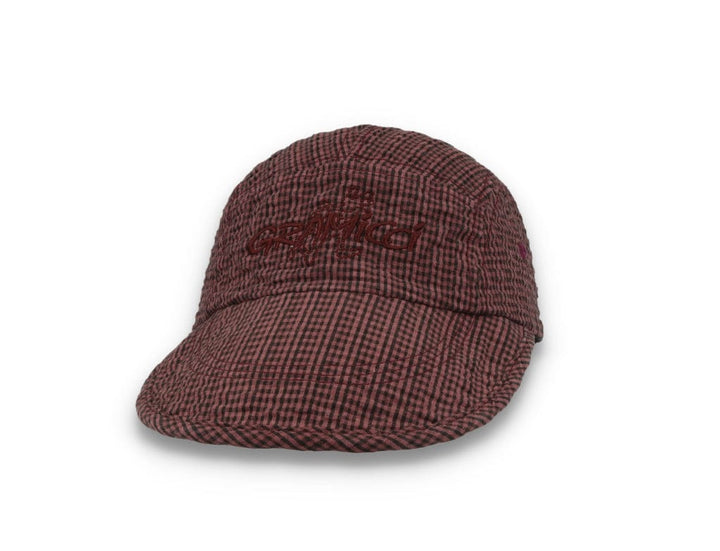 O.G. Seersucker Canyon Cap Dusty Maroon Garment Dyed - LOKK