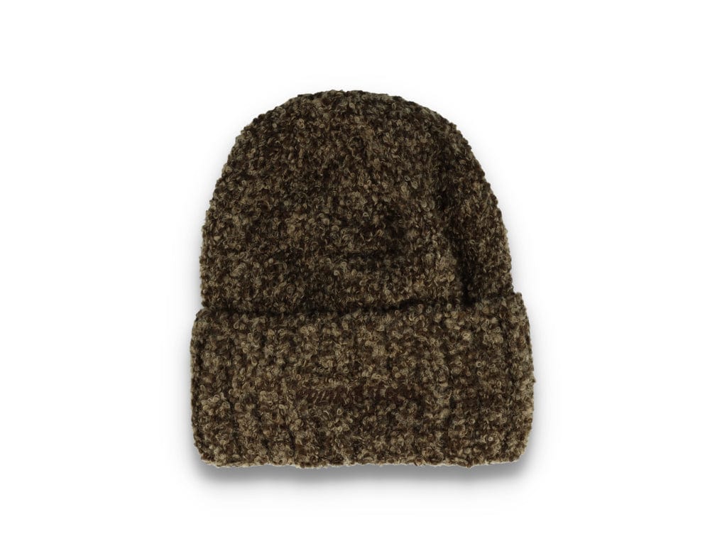 Polar Fluffy Beanie Brown Melange - LOKK