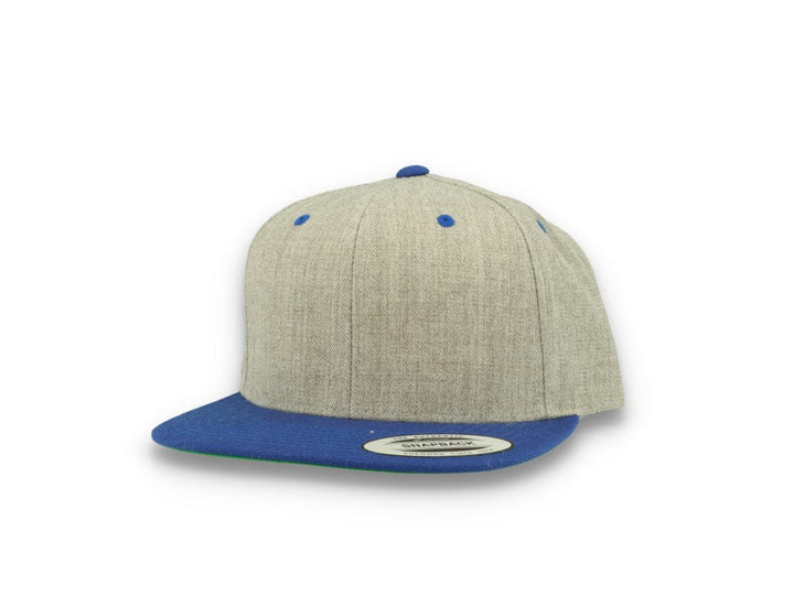 Yupoong Classic Snapback 6089MT Heather Grey/Royal - LOKK