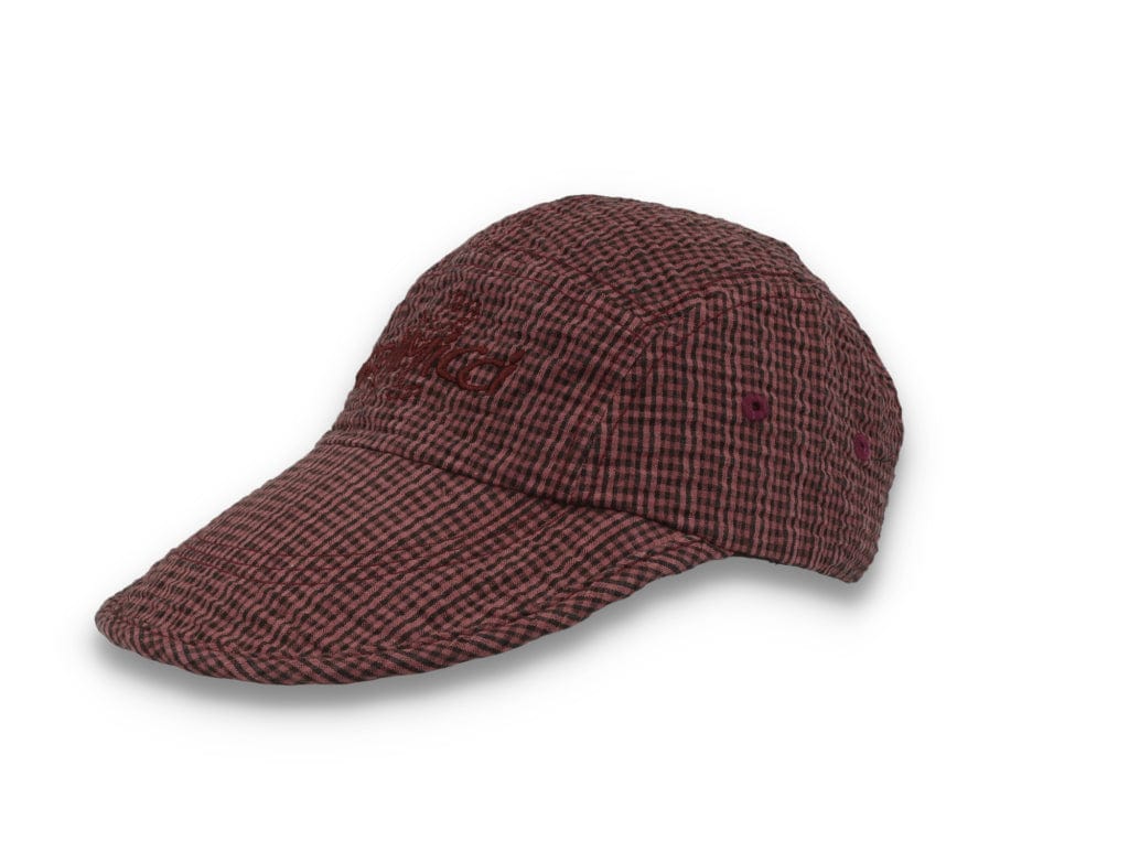 O.G. Seersucker Canyon Cap Dusty Maroon Garment Dyed - LOKK