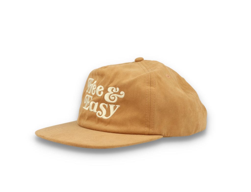 Free & Easy Peach Fuzz Snapback Cap Tan - LOKK