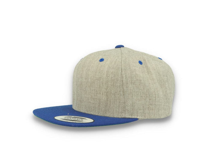 Yupoong Classic Snapback 6089MT Heather Grey/Royal - LOKK