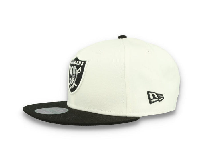9FIFTY White Crown Patches Las Vegas Raiders Optic White - LOKK