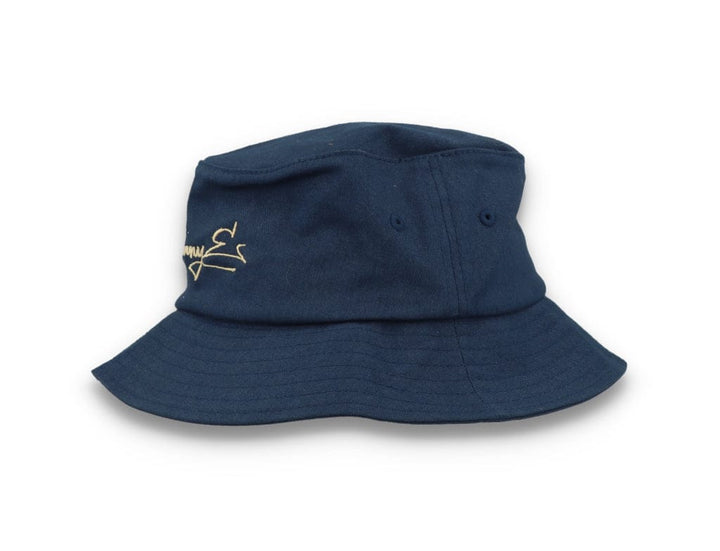 Skinny E Bucket Hat Navy/Stone - LOKK