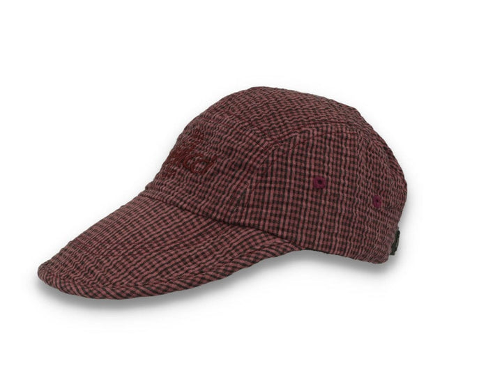 O.G. Seersucker Canyon Cap Dusty Maroon Garment Dyed - LOKK