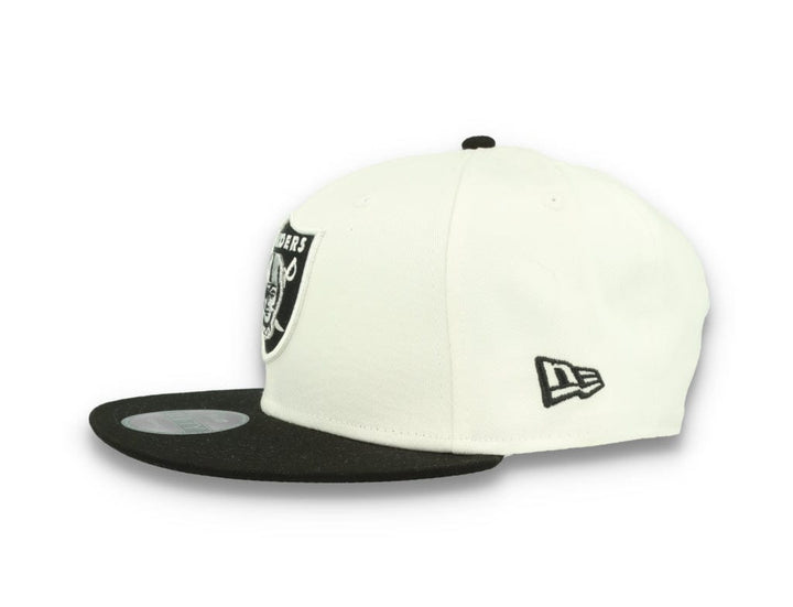9FIFTY White Crown Patches Las Vegas Raiders Optic White - LOKK
