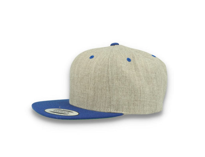 Yupoong Classic Snapback 6089MT Heather Grey/Royal - LOKK