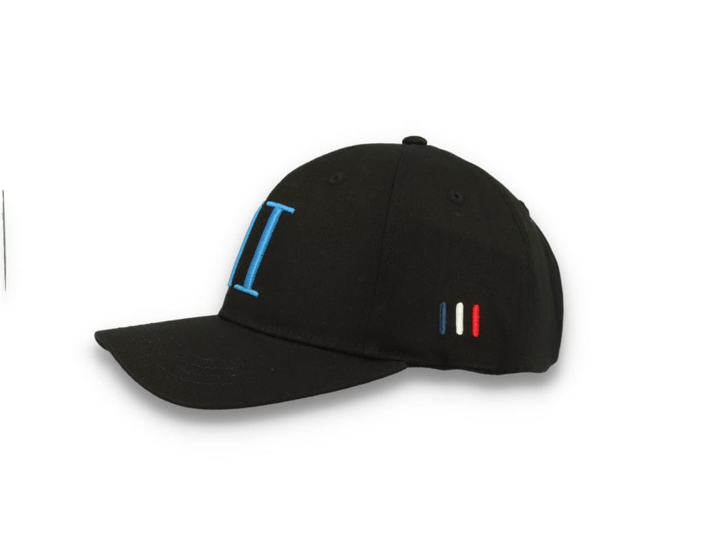 Encore Organic Baseball Cap Black/Washed Denim Blue - LOKK