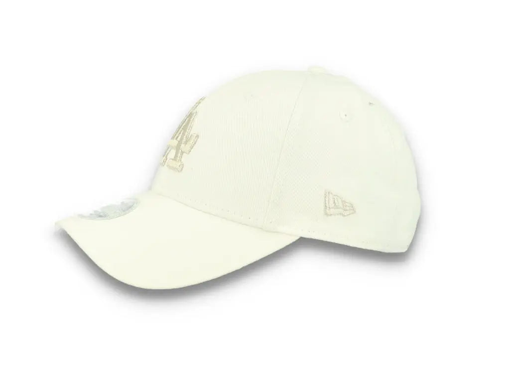 9FORTY Womens Metallic Logo LA Dodgers White - LOKK