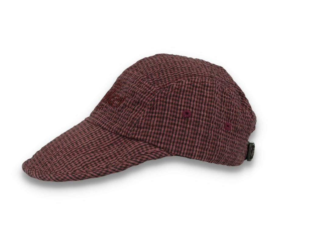 O.G. Seersucker Canyon Cap Dusty Maroon Garment Dyed - LOKK