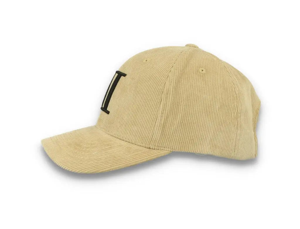 Encore Corduroy Baseball Cap Dark Sand/Black - LOKK
